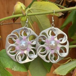 Diff colors Handmade soda can tab earrings